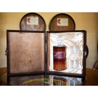 Grappa Dèco Luigi Francoli - Cofanetto con 2 bicchieri