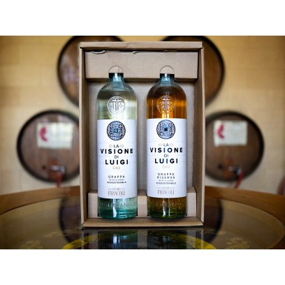 Doppia Visione - Grappa Bianca e Grappa Riserva Luigi Francoli